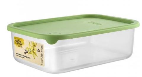 Контейнер для продуктов Sugar&Spice Vanilla прямоугольный 1л с гибкой крышкой фисташка